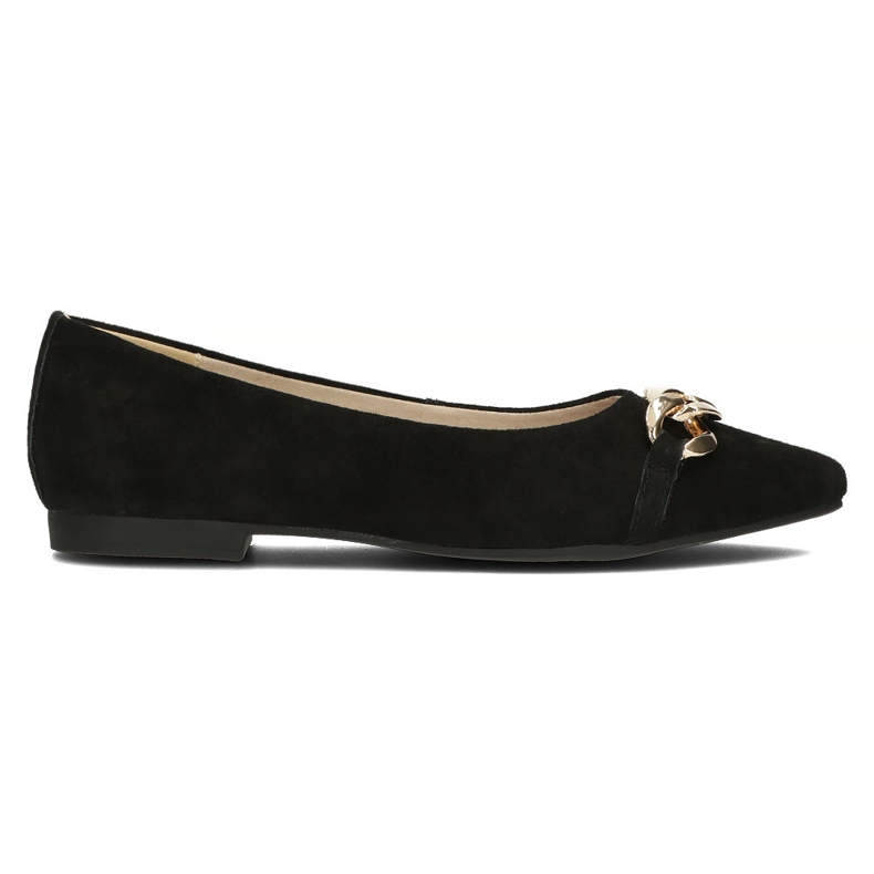 Chaussures en cuir Filippo DP3642 / 22 Bk noir le noir