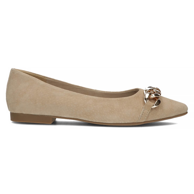 Chaussures en cuir Filippo DP3642/22 Soyez beige