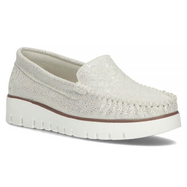 Mocassins en cuir Filippo DP3534 / 22 Si argent Mocassins en cuir Filippo DP3534 / 22 Si argent