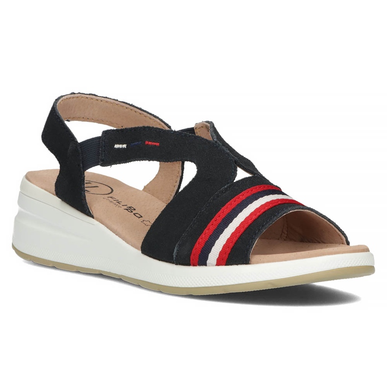 Sandales en cuir Filippo DS3500/22 Nv bleu marine Sandales en cuir Filippo DS3500/22 Nv bleu marine