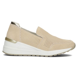Chaussures en cuir Filippo DP3537/22 Soyez beige