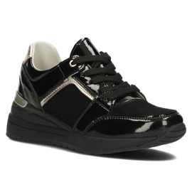 Baskets en cuir Filippo DP2003/22 Bk Bk noir le noir