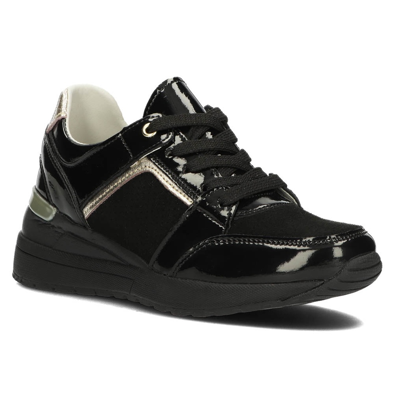 Baskets en cuir Filippo DP2003/22 Bk Bk noir le noir