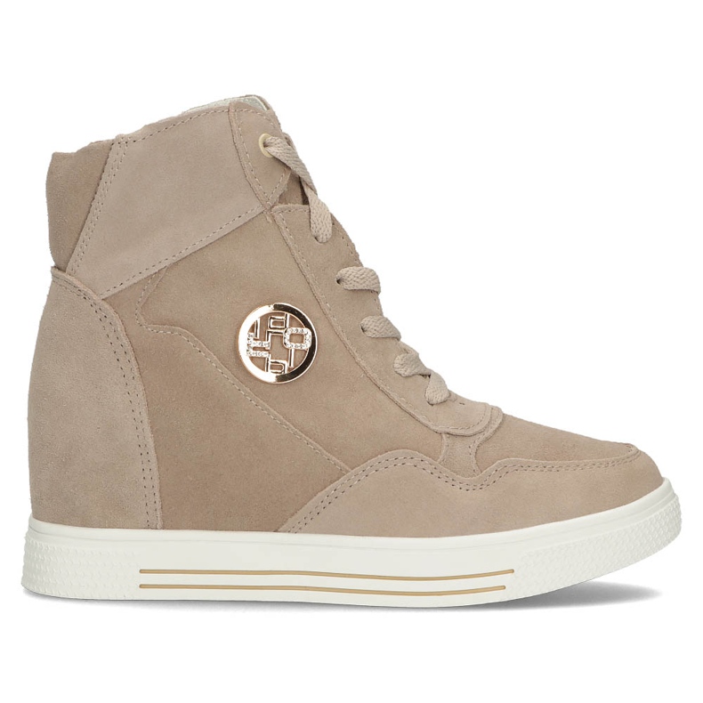Baskets en cuir Filippo DBT3552/22 Be beige