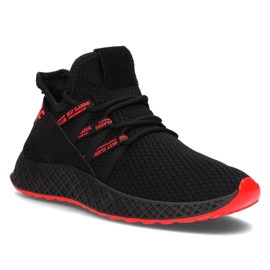 Baskets Filippo MTN1480/22 Bk Rd noir le noir rouge