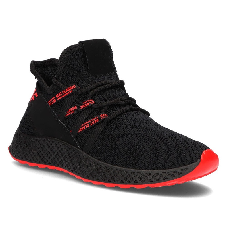 Baskets Filippo MTN1480/22 Bk Rd noir le noir rouge