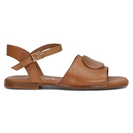 Sandales en cuir Filippo DS3900 / 22 Br marron brun