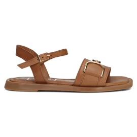 Sandales en cuir Filippo DS3901/22 Br marron brun