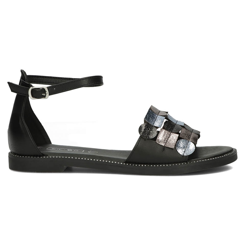Filippo DS1286 / 22 Bk Mlt Sandales multicolores le noir