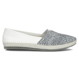 Chaussures en cuir Filippo DP031 / 22 Bl bleu blanche