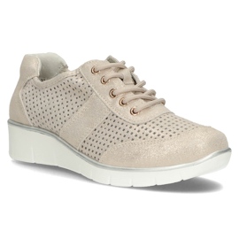 Chaussures en cuir Filippo DP028/22 Go doré d'or