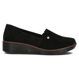 Chaussures en cuir Filippo DP3628 / 22 Bk noir le noir