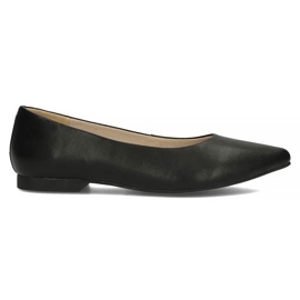 Chaussures en cuir Filippo DP3644 / 22 Bk noir le noir