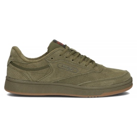 Chaussures en cuir Filippo MSP2123/22 Kh kaki vert