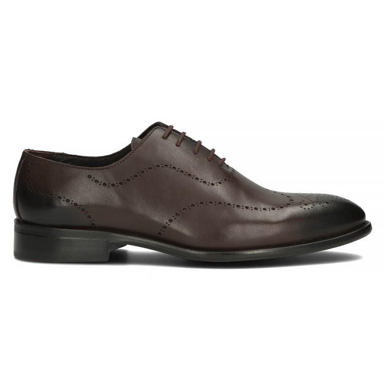 Chaussures en cuir Filippo 3616 marron Café brun