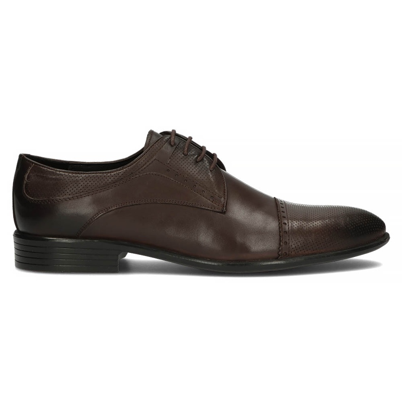 Chaussures en cuir Filippo 3613 marron Café brun