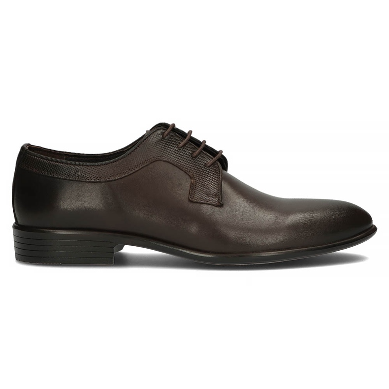 Chaussures en cuir Filippo 1737 marron Café brun
