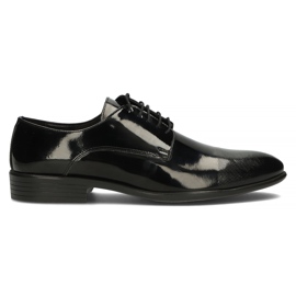 Chaussures en cuir Filippo 0118 laque noire le noir