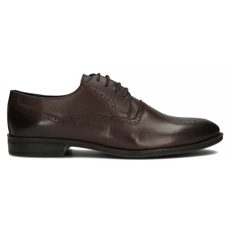 Chaussures en cuir Filippo 3615 marron Café brun