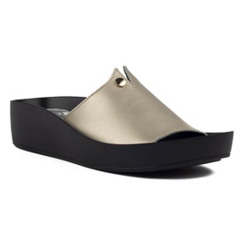 Babouches en cuir Filippo DK2059/22 Go doré d'or