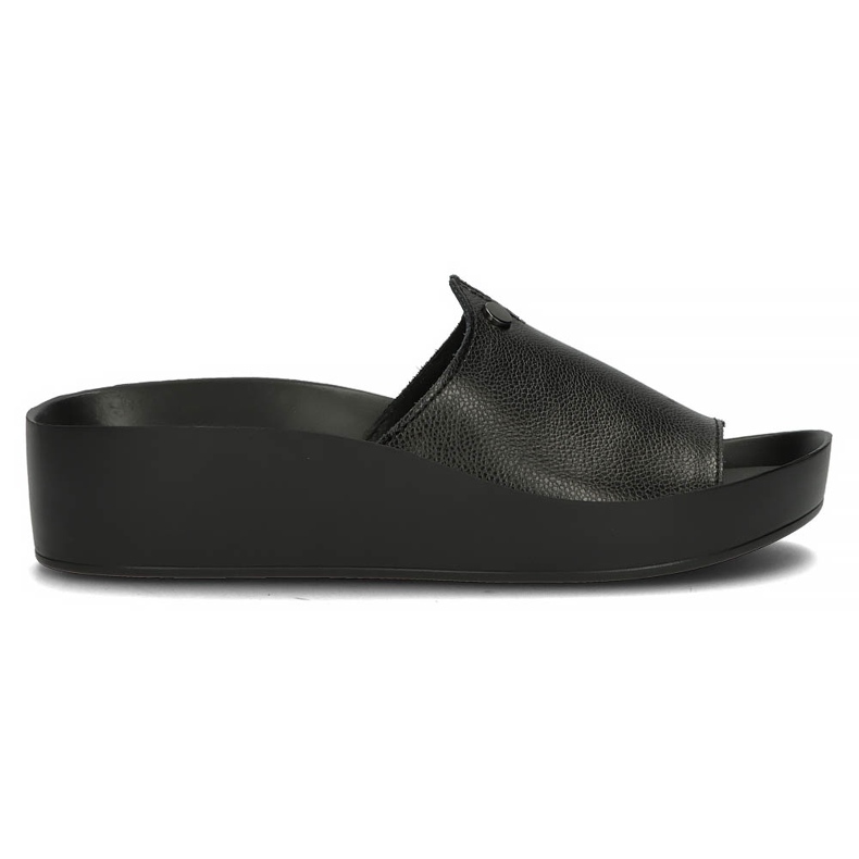 Babouches en cuir Filippo DK2059/22 Bk noir le noir