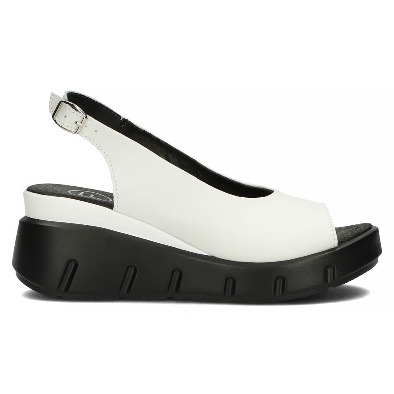 Sandales en cuir Filippo DS3595 / 22 Wh blanc blanche
