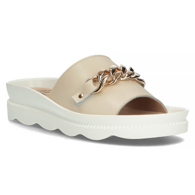 Babouches en cuir Filippo DK3597/22 Be beige