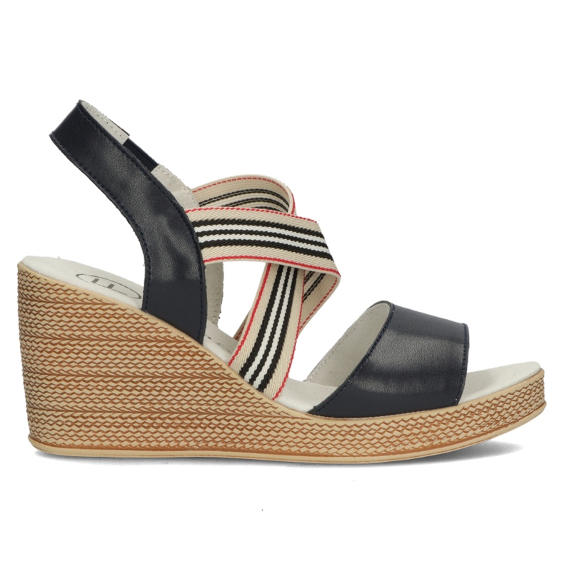 Sandales en cuir Filippo DS3520/22 Nv bleu marine Sandales en cuir Filippo DS3520/22 Nv bleu marine