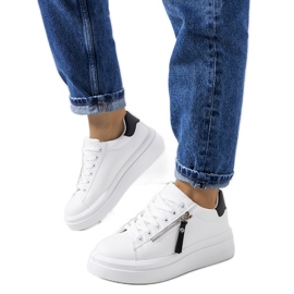 Baskets femme Tamis noires et blanches
