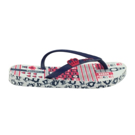 Flip bleu marine -flops avec motifs d'eau ipanema 81640 bleu marine
