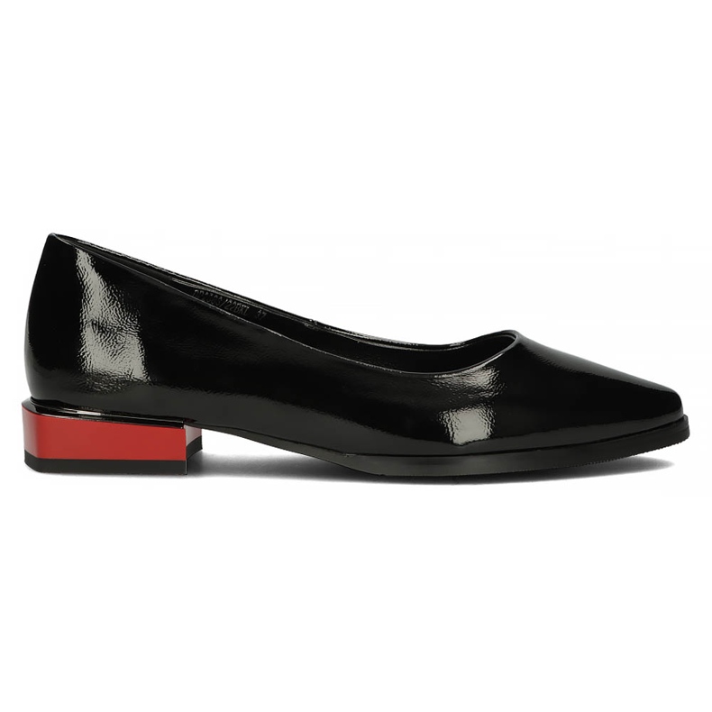 Chaussures en cuir Filippo DP2383 / 22 Bkl noir le noir
