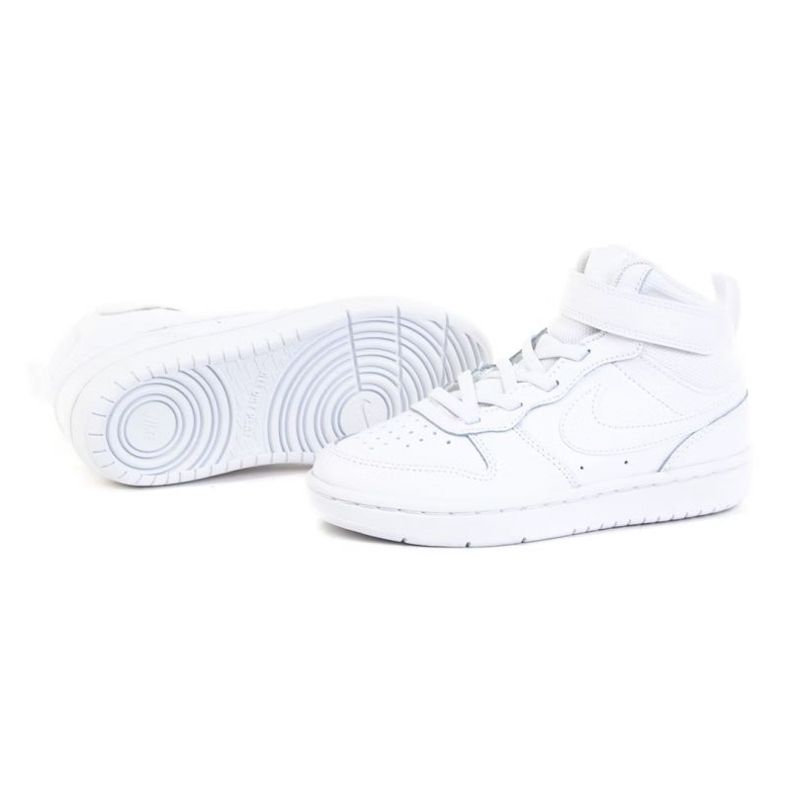 Chaussures Nike Court Borough Mid 2 CD7783-100 blanche Chaussures Nike Court Borough Mid 2 CD7783-100 blanche