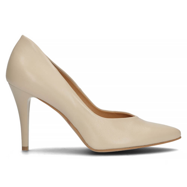 Escarpins en cuir Filippo 2058 beige