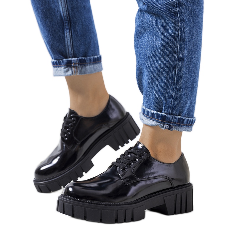 Chaussures Cardero laquées noires le noir Chaussures Cardero laquées noires le noir