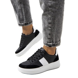 Espadrilles noires pour femmes de l'Ontario argent