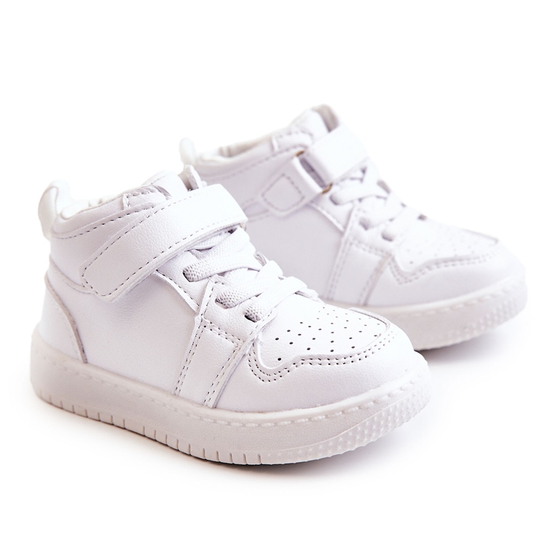 PA1 Chaussures de sport montantes enfant Blanc Berty blanche PA1 Chaussures de sport montantes enfant Blanc Berty blanche