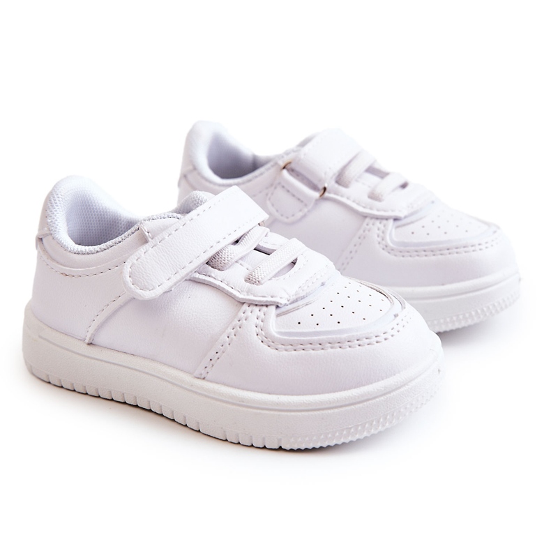PA1 Chaussures de sport basses pour enfants Blanc Frillo blanche