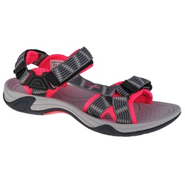 Sandales CMP Hamal Wmn Randonnée Sandale W 38Q9956-03TE noir rouge gris