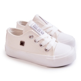 Baskets en éco-cuir pour enfants Big Star JJ374310 Blanc