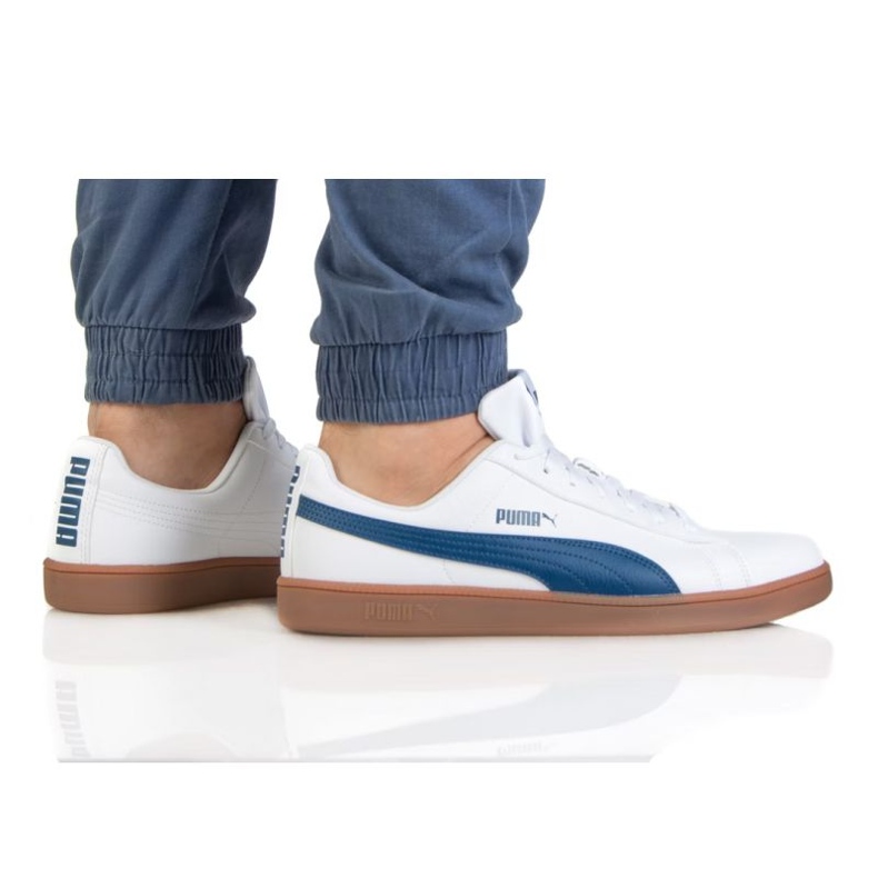 Puma Up M 372605 21 blanche bleu marin
