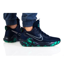 Chaussures Nike Kd Trey 5 Ix M CW3400-400 bleu marine bleus et bleu marine