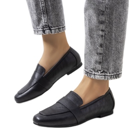 Chaussures Maple pour femme en cuir noir le noir Chaussures Maple pour femme en cuir noir le noir