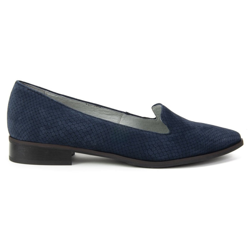 Chaussures Filippo 1419 Granat serpent bleu marin