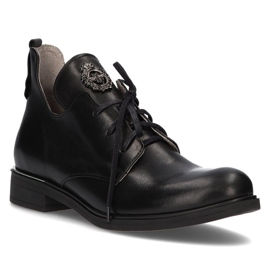Chaussures en cuir Filippo 30055 noir