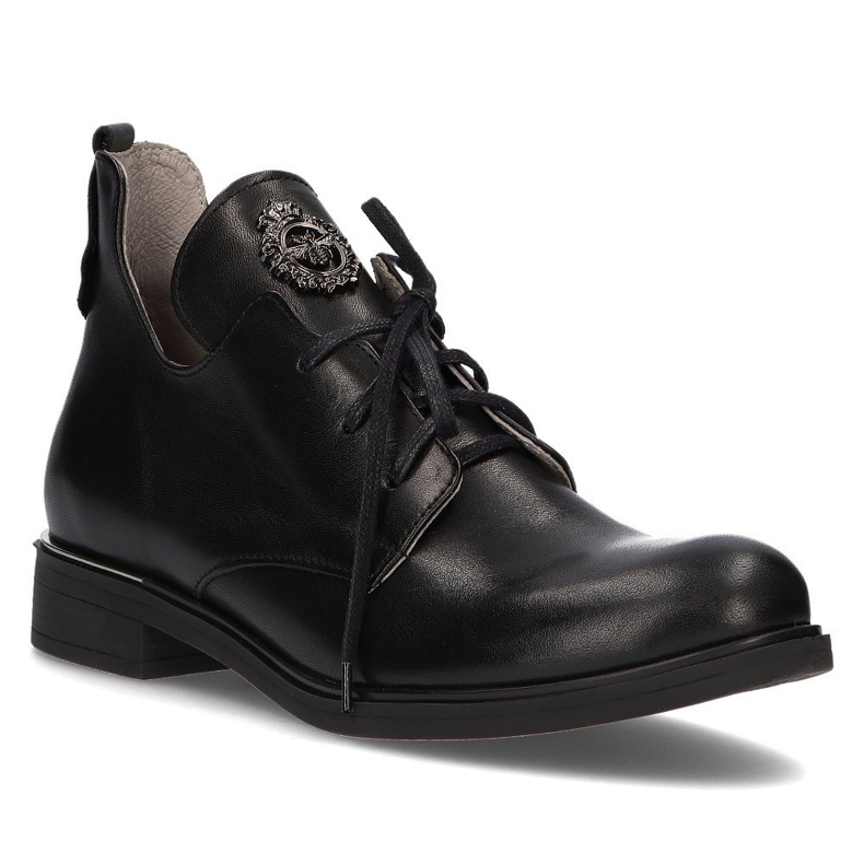 Chaussures en cuir Filippo 30055 noir le noir