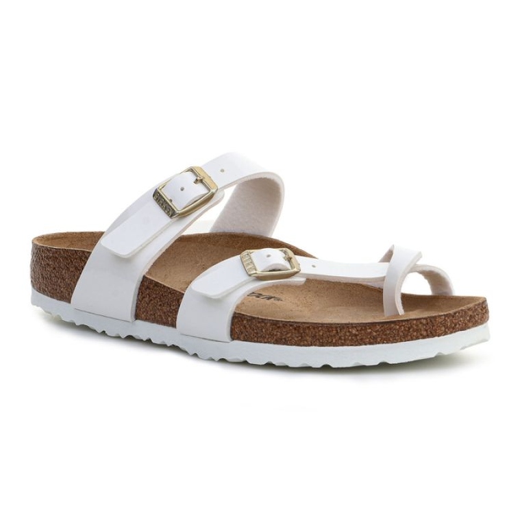 Birkenstock Mayari Vernis Blanc W 1005281 blanche Birkenstock Mayari Vernis Blanc W 1005281 blanche
