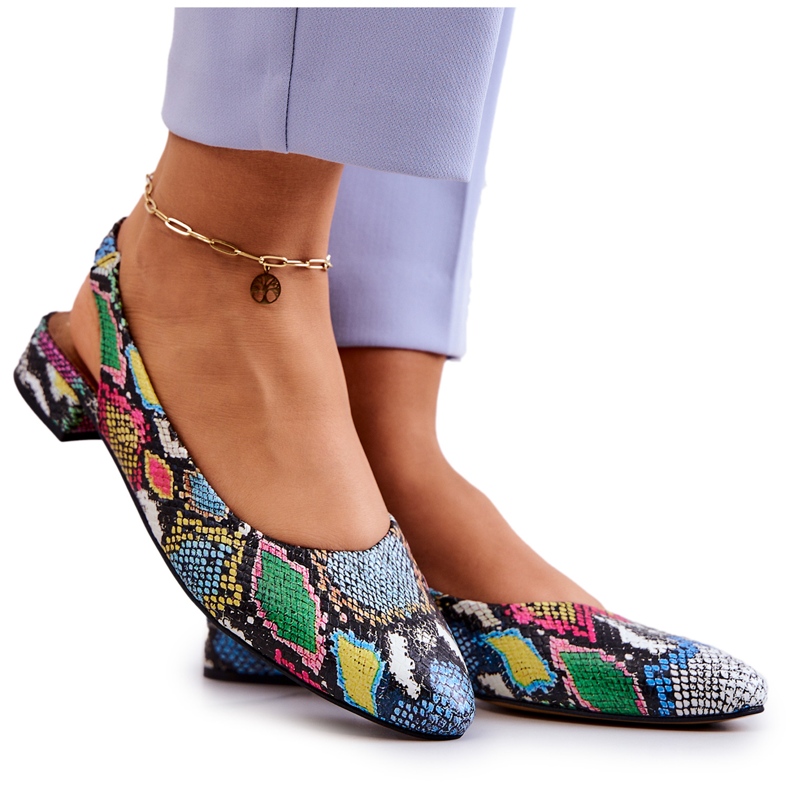 Ballerines à Talons Hauts Maciejka 04482-39 Multicolore