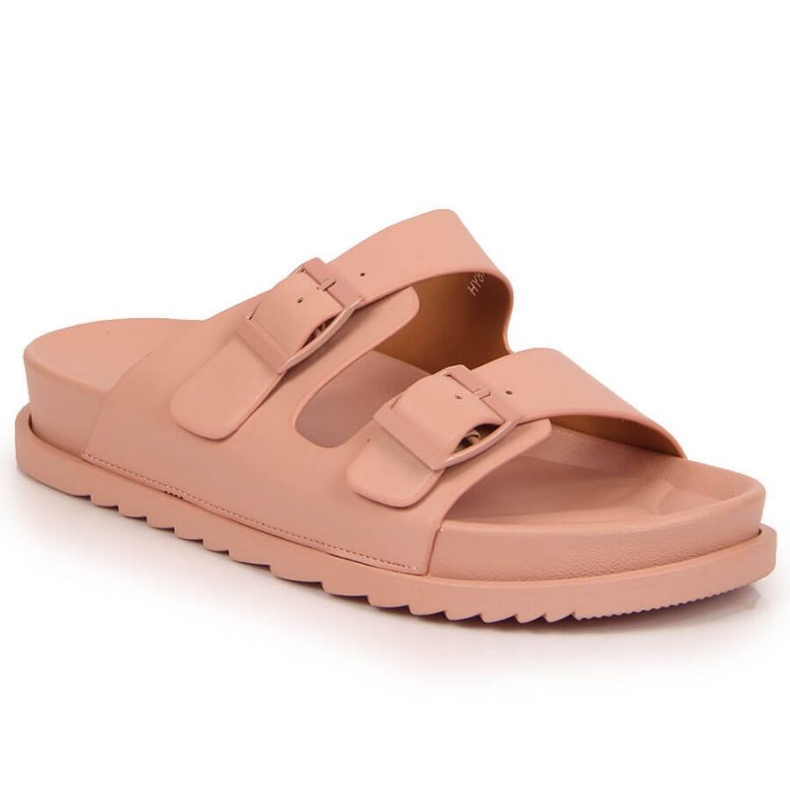 Chaussons Caoutchouc Avec Fermoirs Rose Vif S. Barski