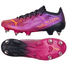 Chaussures de football Puma Ultra 1.4 MxSG M 106718 03 violet roses et violets