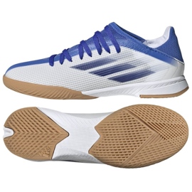 Chaussures de football adidas X Speedflow.3 In GW7492 blanc blanc